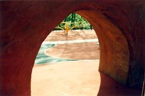 View from within Kiln, click to view play area in use.