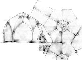 Penil Drawing of G.R.C Structure.