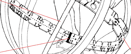 Diagram of sundial.